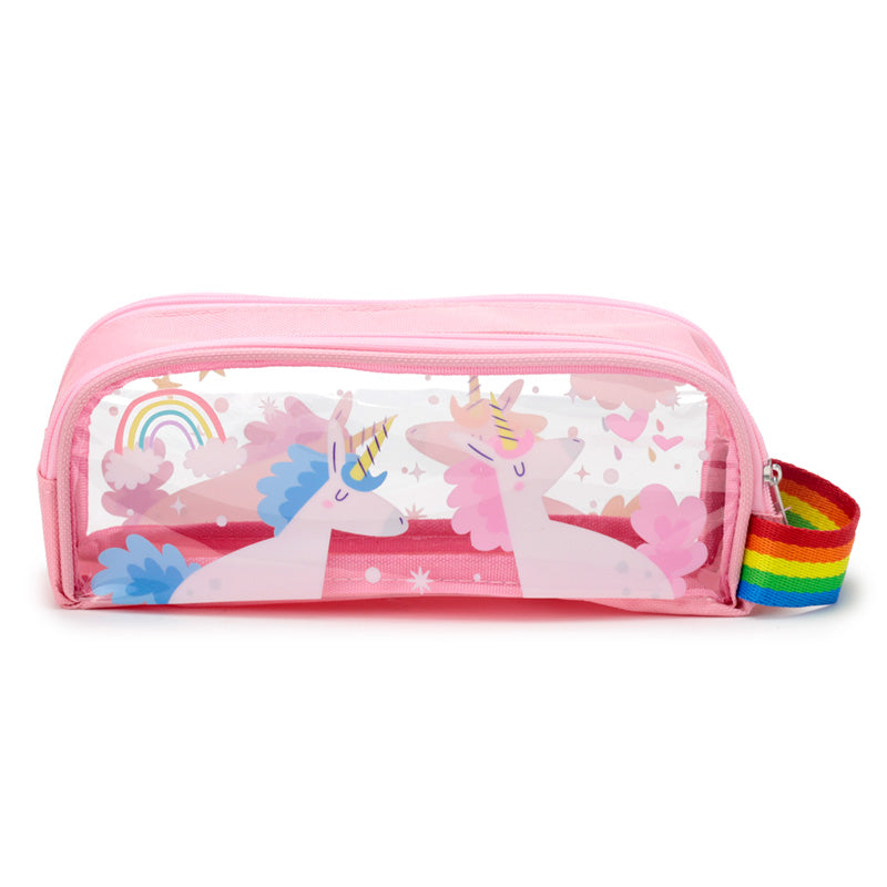 Puckator UNICORN Clear Window Pencil Case κασετίνα μονόκερος