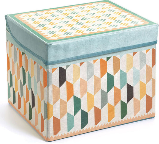 Djeco Toy Box-Stool Fabric ORIENTAL