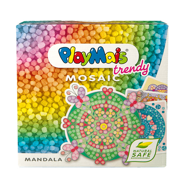 Playmais: Constructions with cards and sponges 6 pcs. Mandala