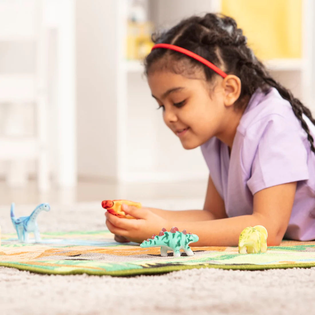 Melissa & Doug Παιδικό Χαλί Δραστηριότητας και Δεινόσαυροι σετ