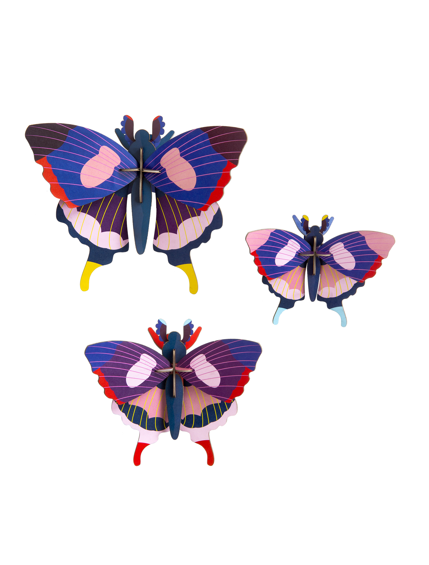 Studio ROOF Διακοσμητικό τοίχου -Swallowtail Butterflies, set of 3