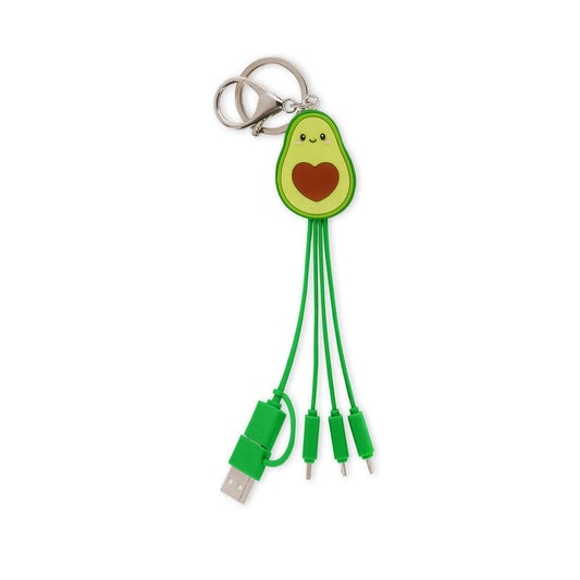 Legami 6 in 1 Keychain Charging Cable - Link Up-Καλώδιο Φόρτισης- Avocado