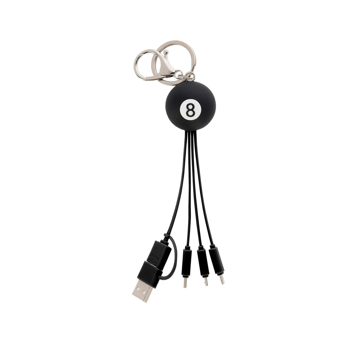 Legami 6 in 1 Keychain Charging Cable - Link Up-Καλώδιο Φόρτισης- 8 Ball