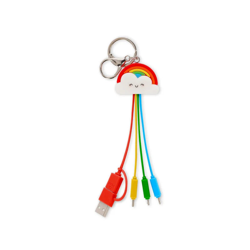 Legami 6 in 1 Keychain Charging Cable - Link Up-Καλώδιο Φόρτισης- Rainbow