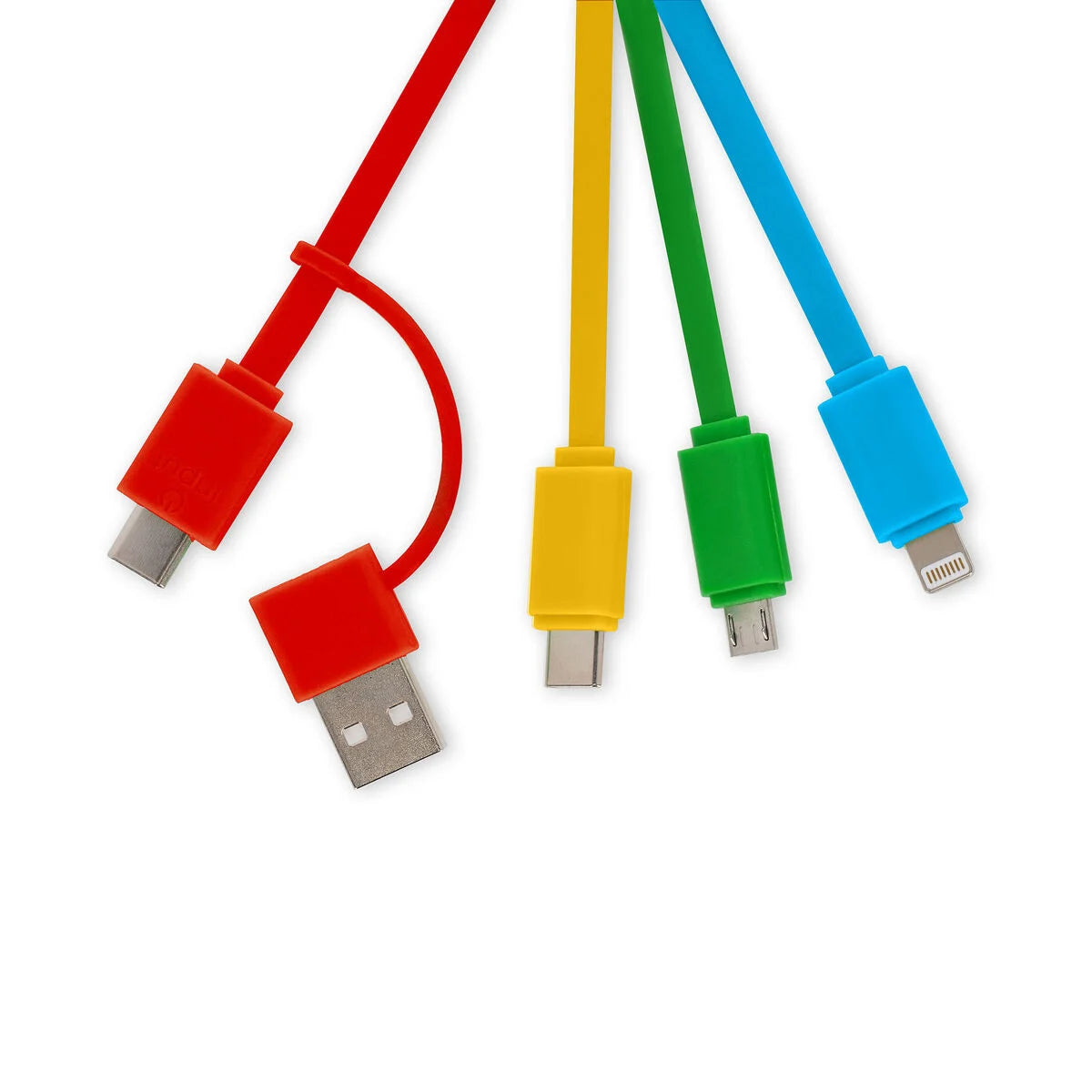 Legami 6 in 1 Keychain Charging Cable - Link Up-Καλώδιο Φόρτισης- Rainbow