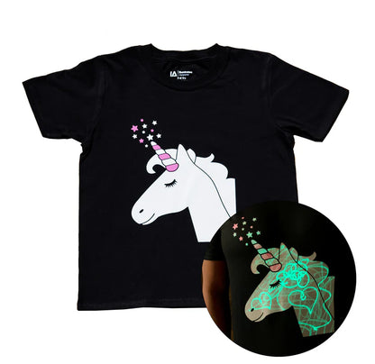 Παιδική Μπλούζα T-Shirt Glow in the Dark- Unicorn