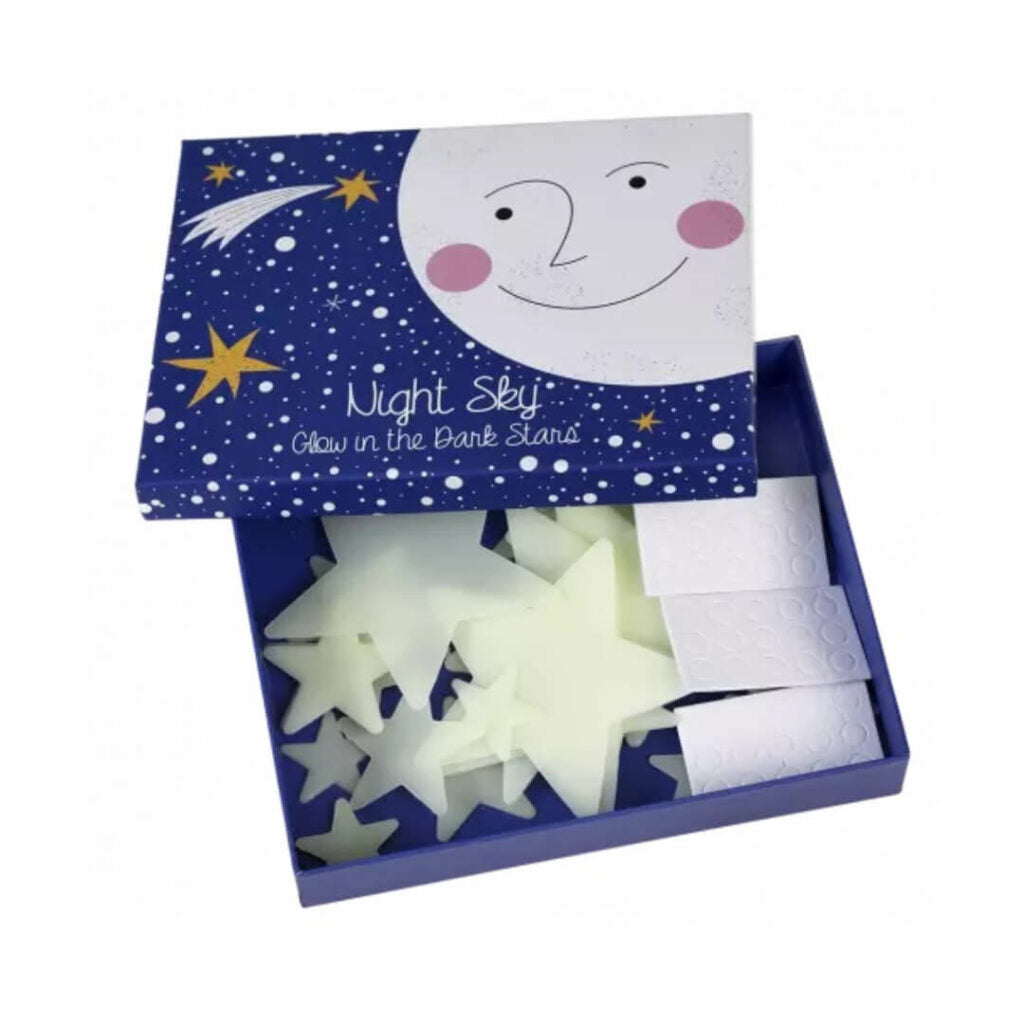 Rex London Set of 30 Glowing Stars Stickers