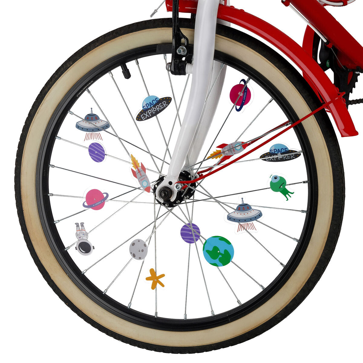 Legami Bicycle Wheel Decorations 30pcs-Pimp your bike-Space 