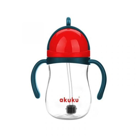 Akuku Ποτηράκι με Καλαμάκι και Βαρίδι Red