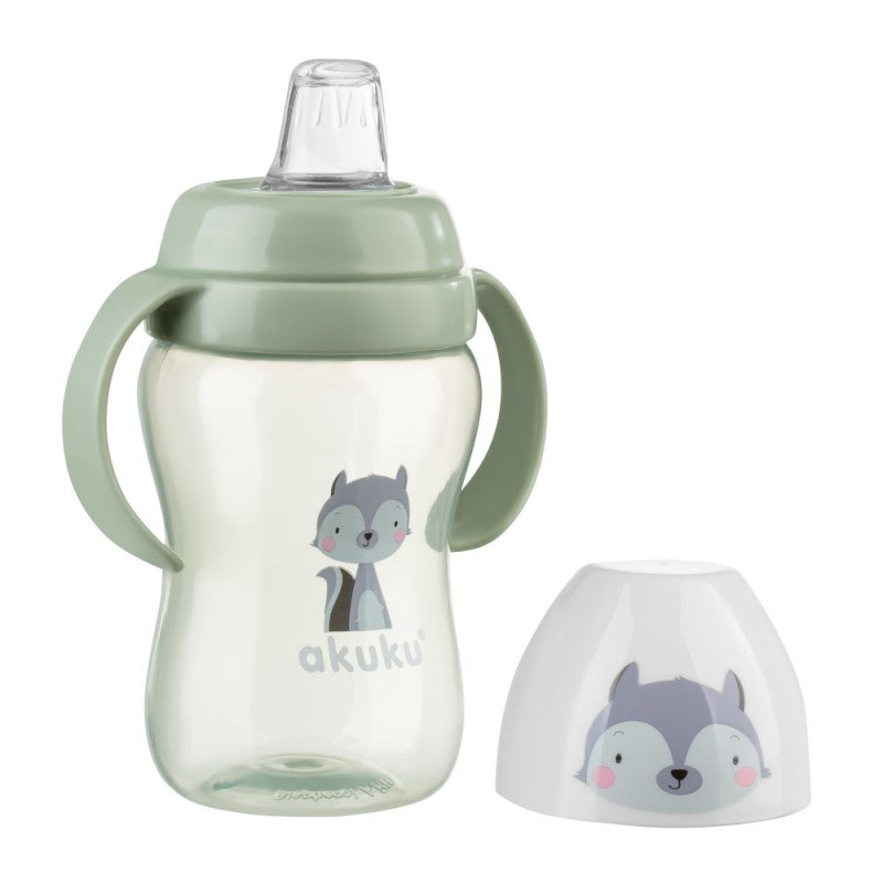 Akuku Non Spill Tumbler 240 ml Raccoon