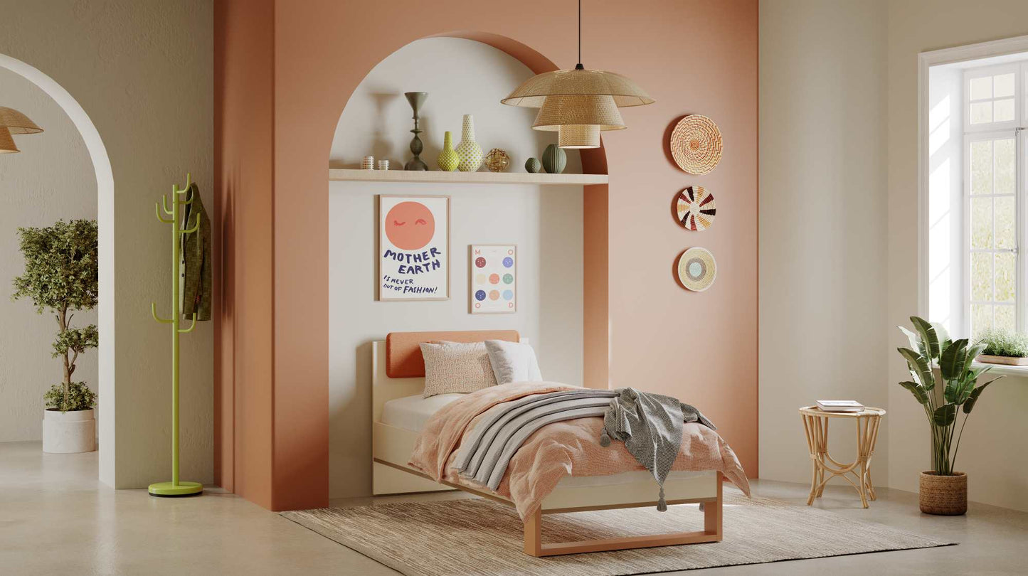 Παιδικό κρεβάτι Camilla Terracotta