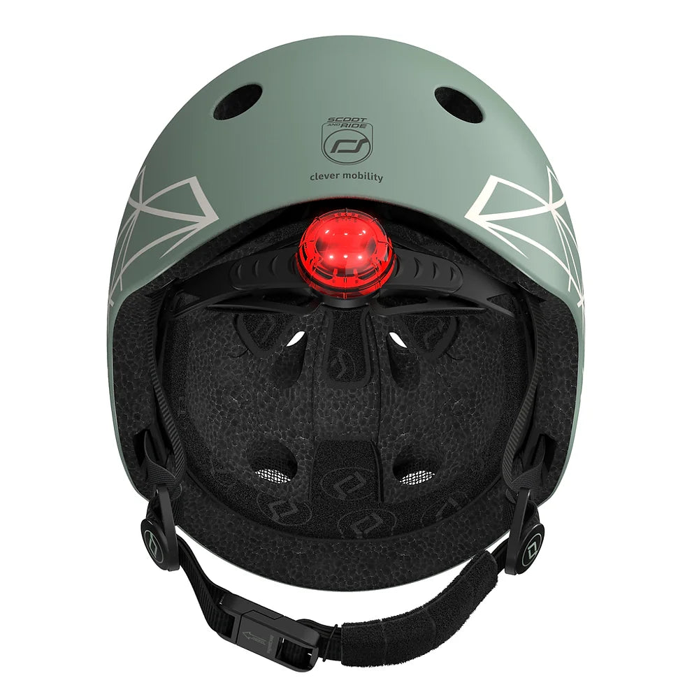 Scoot &amp; Ride Kids Helmet XXS-S Graphics Green Lines