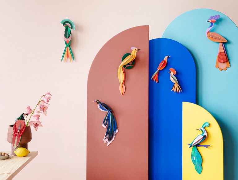 Studio ROOF Wall decoration, paradise bird, olango - papercraft