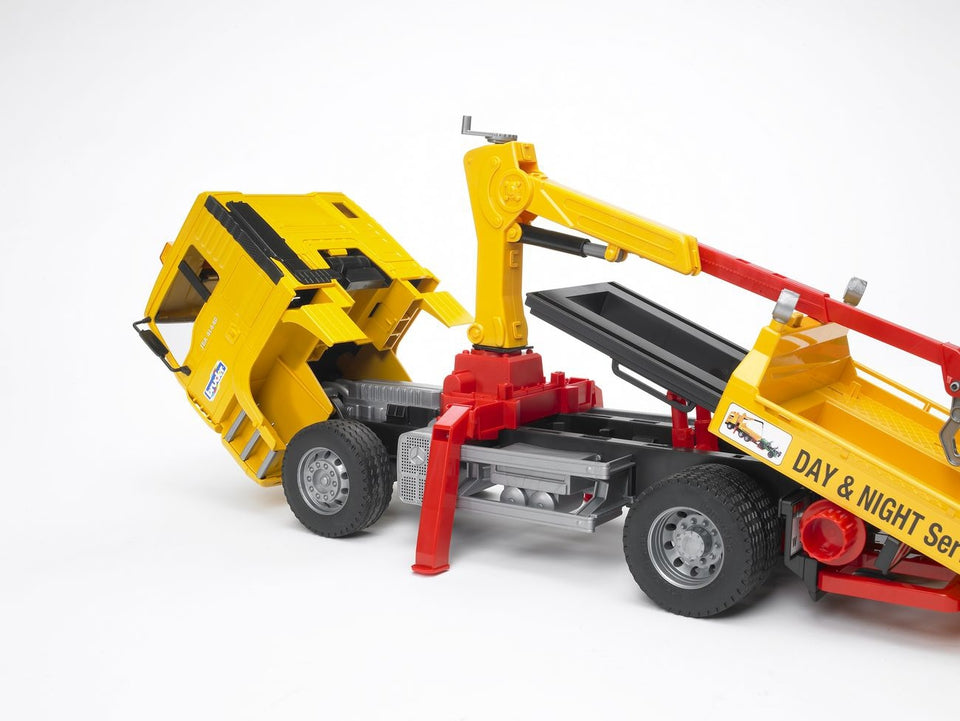 Bruder MAN roadside assistance truck with crane &amp; jeep 