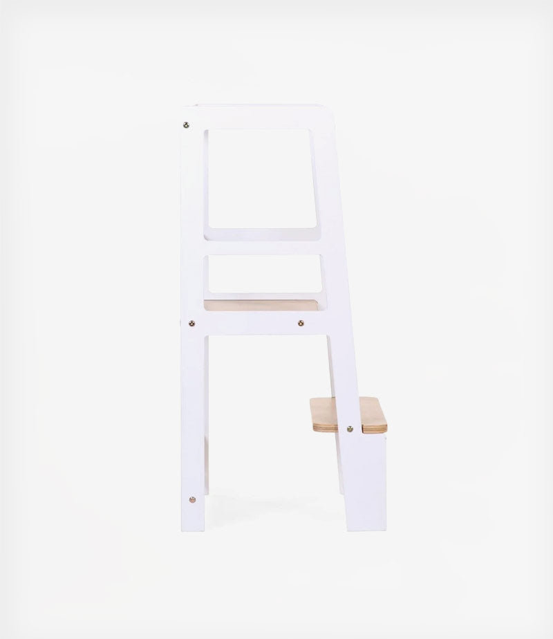 Childhome Children's Learning Tower White-Natural