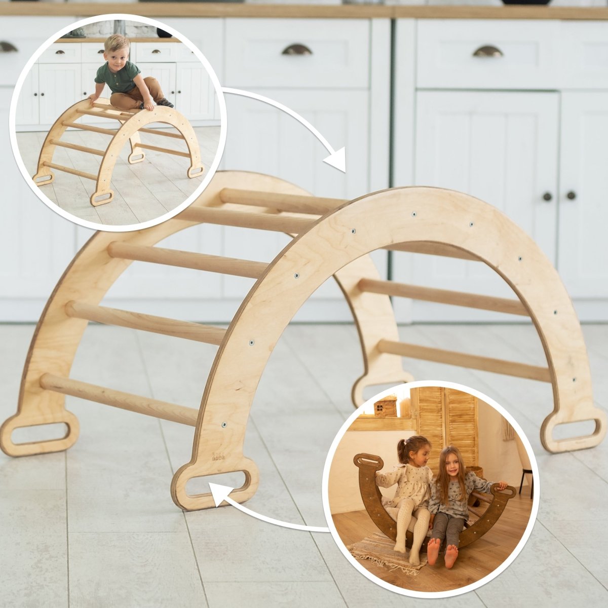 Climbing bridge/Shaking nest – Montessori for children 1-7 years old