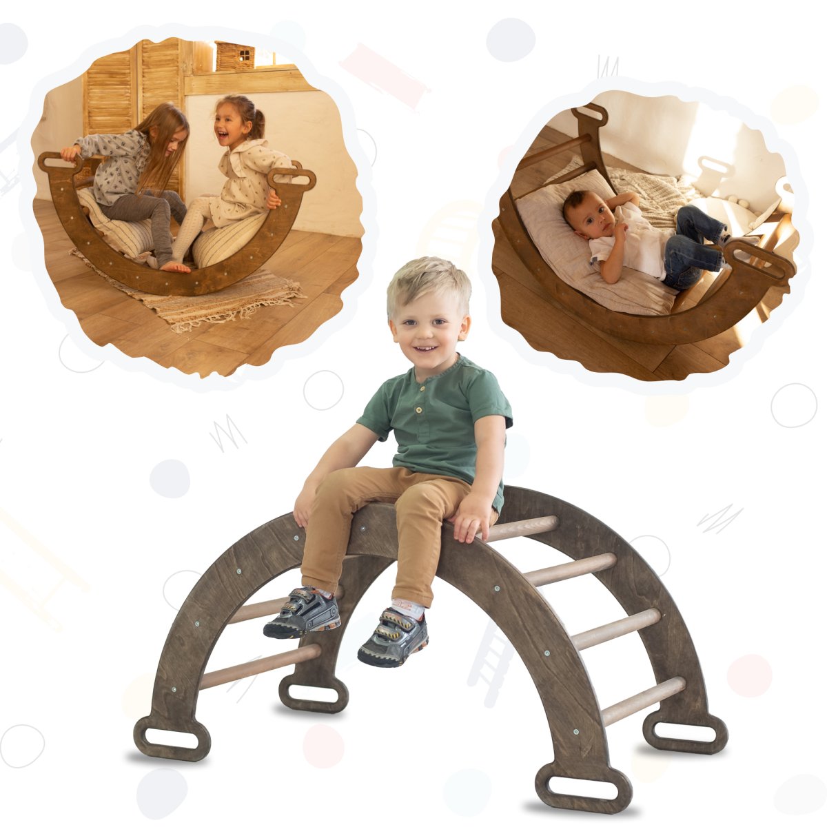 Climbing bridge/Shaking nest – Montessori for children 1-7 years old