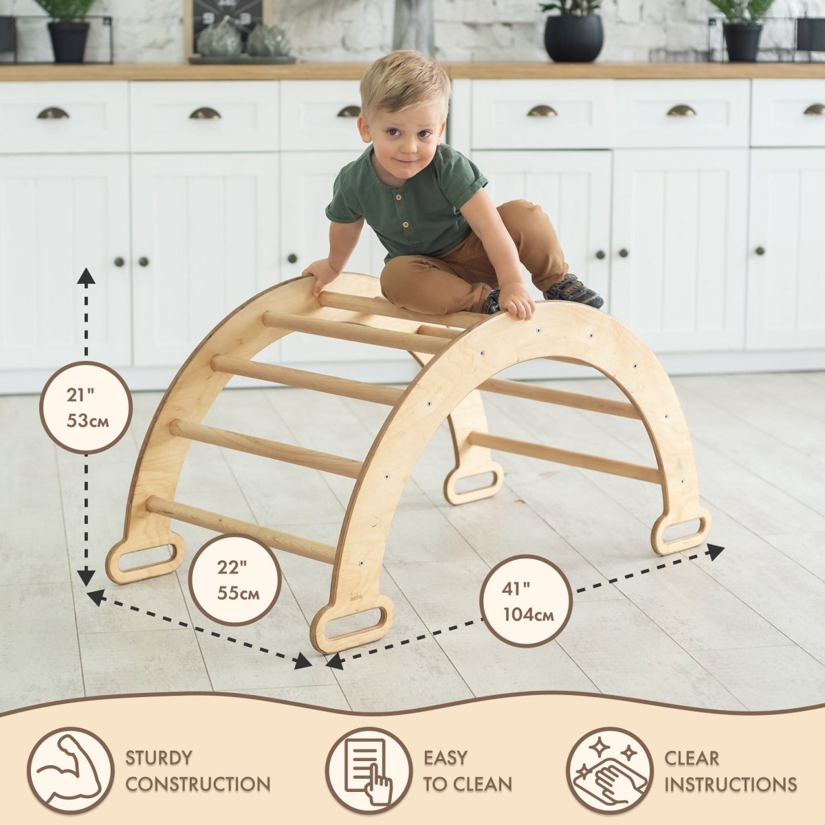 Climbing bridge/Shaking nest – Montessori for children 1-7 years old