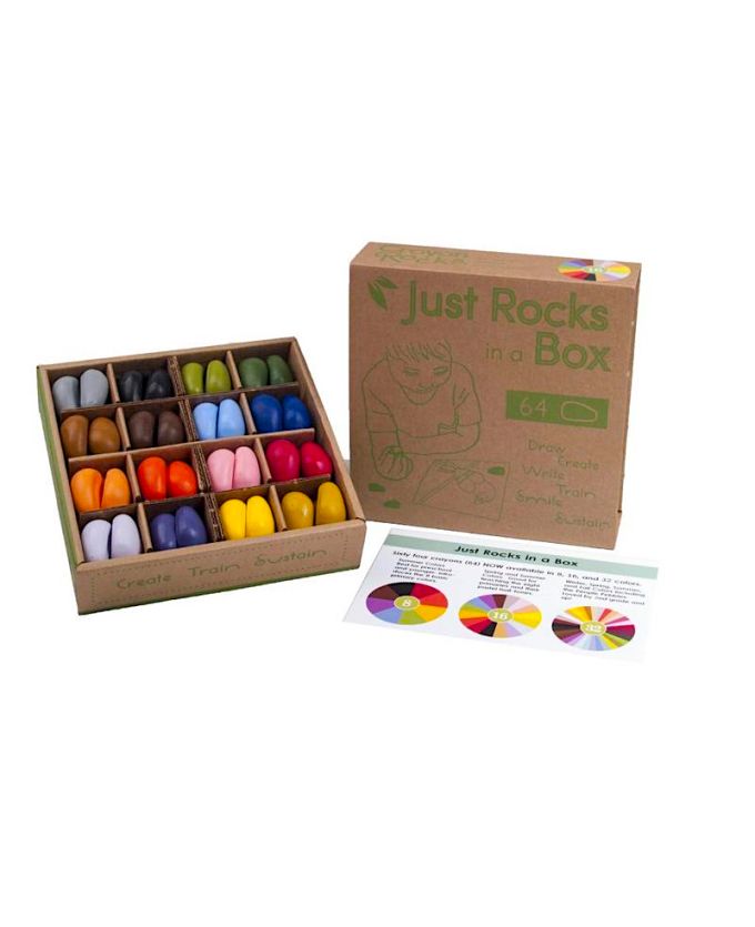 Crayon Rocks Soy Crayons, 64 Crayons, 32 Colors in Box