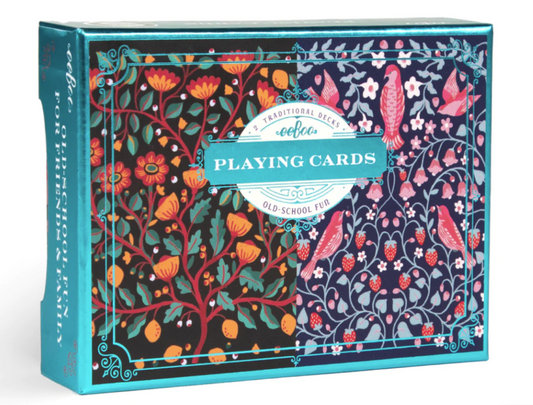 eeboo Set of 2 Cards Birds & Flowers