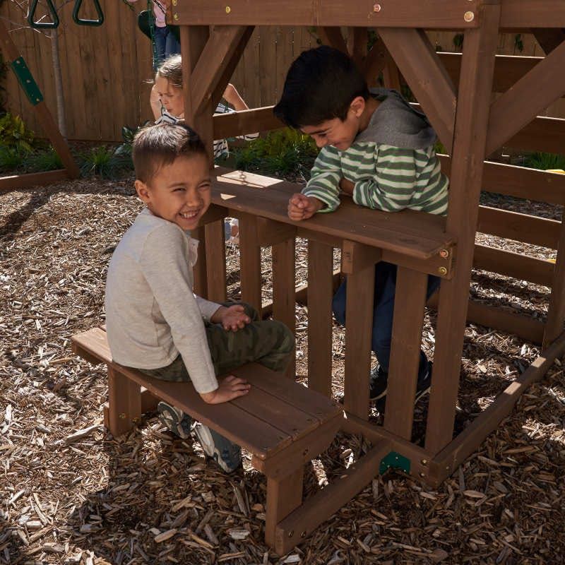 KidKraft Arbor Crest Deluxe Playset Wooden Outdoor Activity Tower