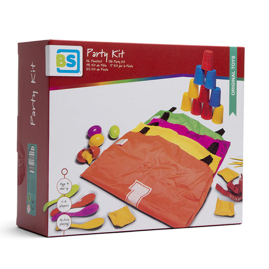 Bs-Toys Party Game Set Sack races, egg fights, spoon races, etc.