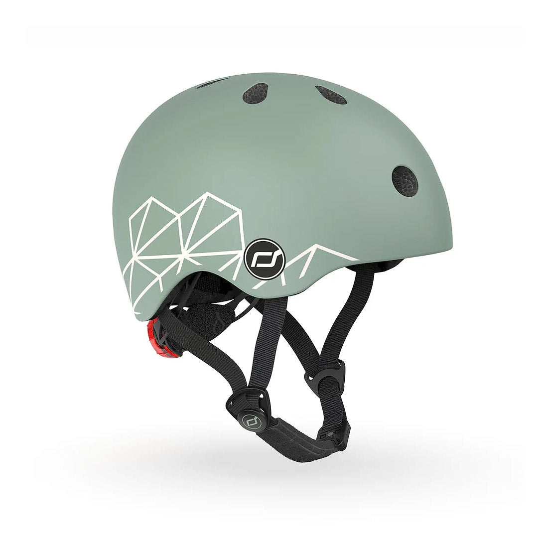 Scoot &amp; Ride Kids Helmet XXS-S Graphics Green Lines