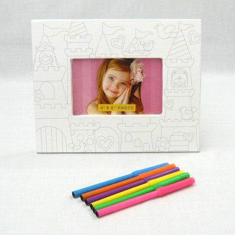 Stephen Joseph Paint Your Picture Frame, Princess Castle