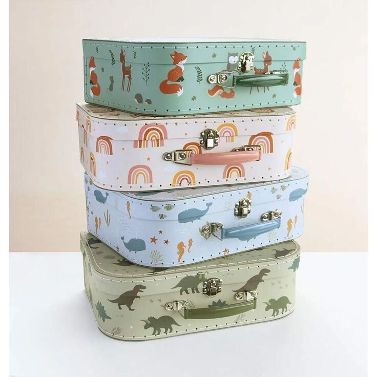 A little lovely company: Suitcases set of 2 pcs - Forest Friends