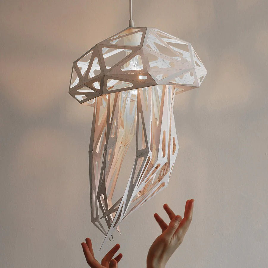 Vasili Lights Jellyfish Lampshade -DIY 3D Φωτιστικό Κρεμαστό μαύρο 30,5x30,5x48cm