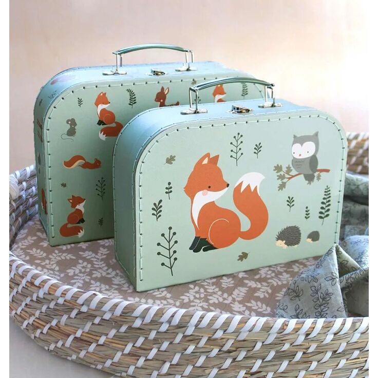 A little lovely company: Suitcases set of 2 pcs - Forest Friends