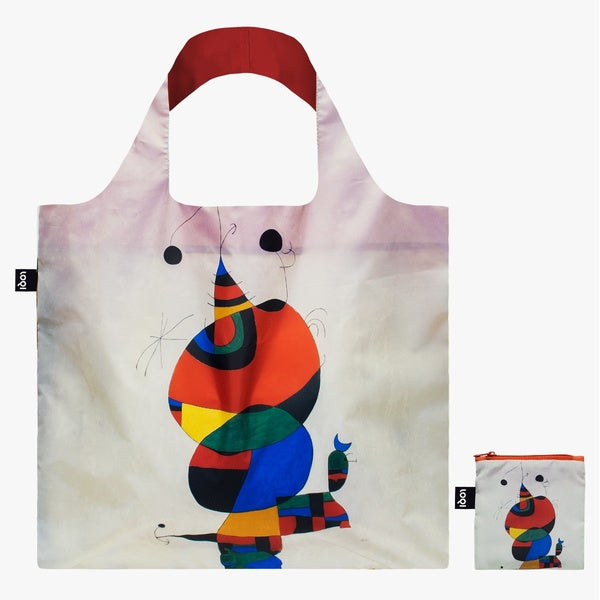 LOQI Bag Recycled | Joan Miro - Woman, Bird and Star