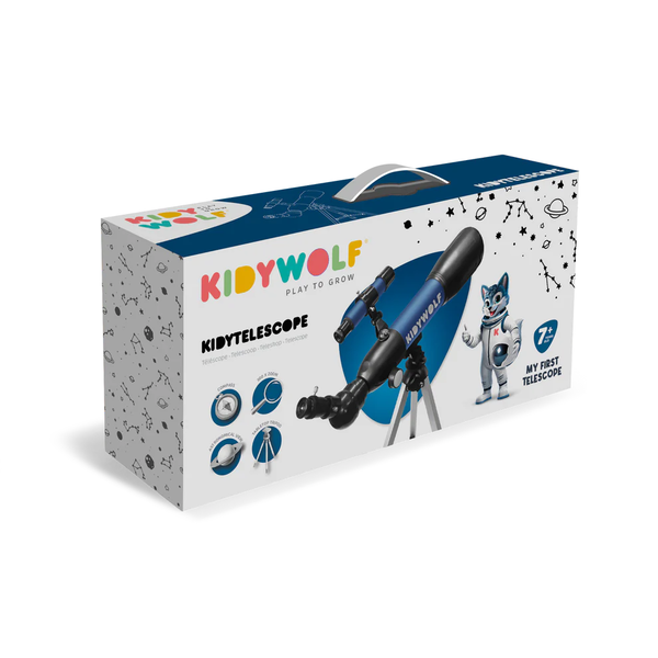 KIDYWOLF: Παιδικό φορητό τηλεσκόπιο με τρίποδο - μεγέθυνση έως 180x & Πυξίδα