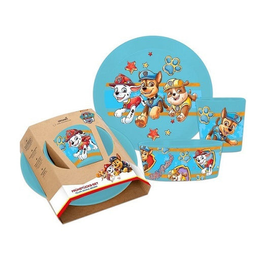 Koziol Children's Connect Lunch Set from Organic Material Paw Patrol Blue