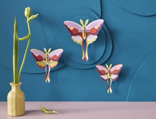 Studio ROOF Butterflies Lilac Comet Butterflies, set of 3