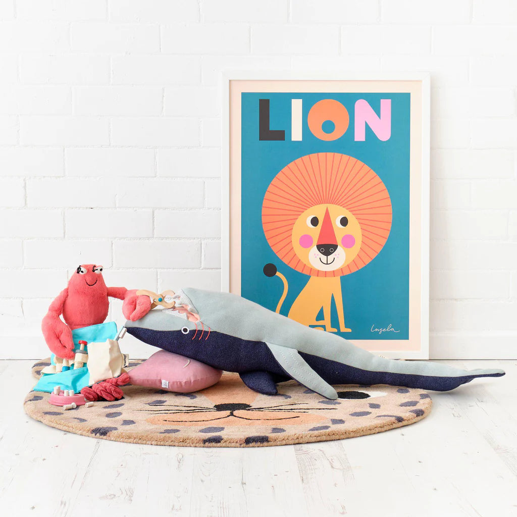 Omm Design Lion Poster 50 x 70cm