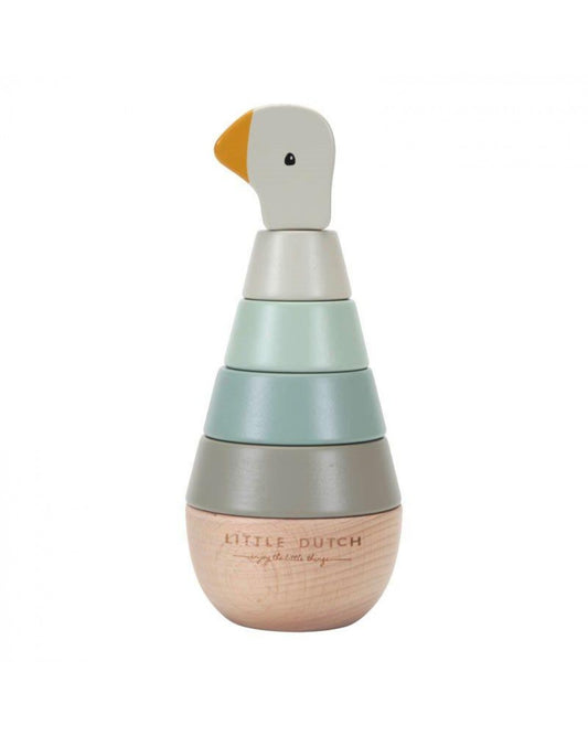 Little Dutch Wooden Little Goose Stacking Pyramid