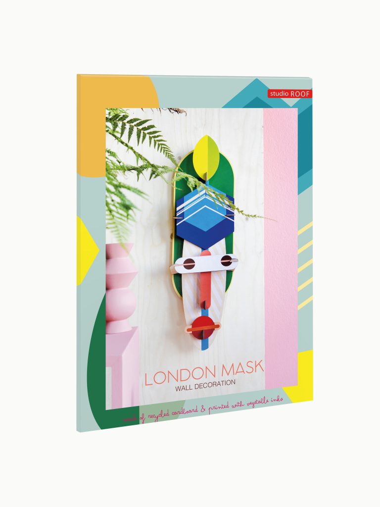 Studio ROOF Διακοσμητικό τοίχου, mask, london-χαρτοκατασκευή