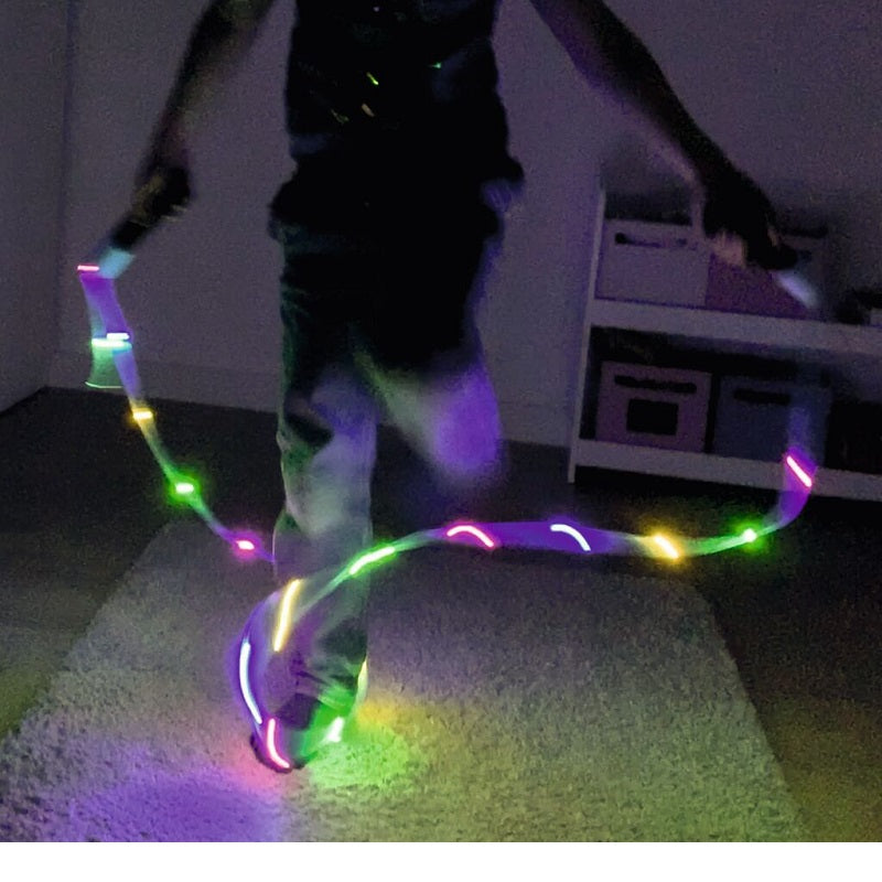 Moses. Luminous skipping rope illuminated rope