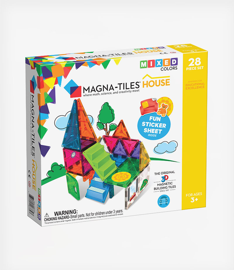 Magna-Tiles® Μαγνητικό Παιχνίδι 28 κομματιών House