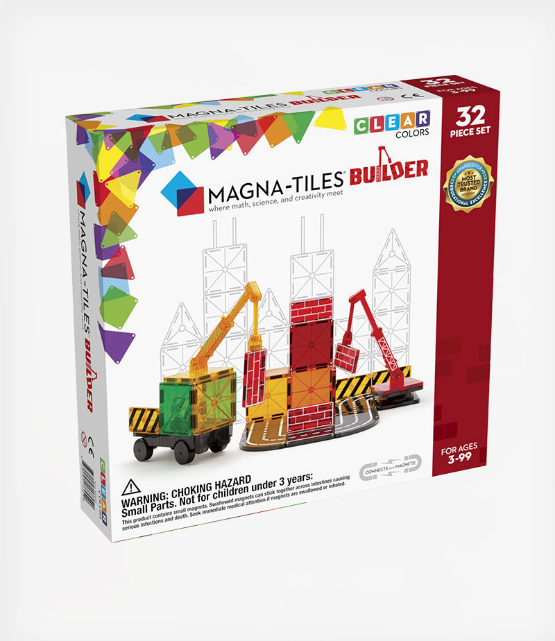 Magna-Tiles Μαγνητικό Παιχνίδι 32 κομματιών Builder