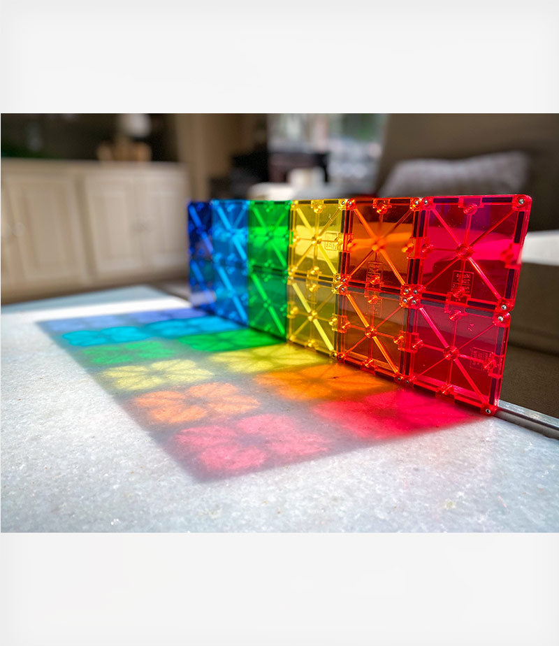 Magna-Tiles Μαγνητικό Παιχνίδι 32 κομματιών Clear Colors