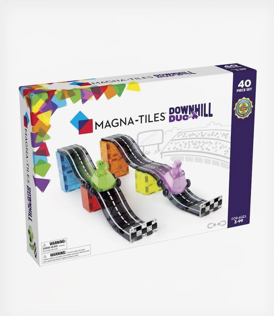 Magna-Tiles Μαγνητικό Παιχνίδι 40 κομματιών Downhill Duo