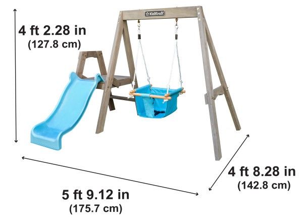 Kidkraft Σετ κούνια τσουλήθρα εξωτερικού χώρου