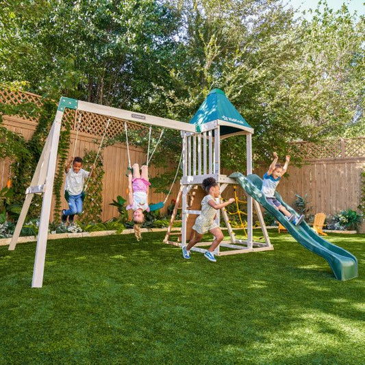 Kidkraft Emerald Challenge Outdoor Tower Slide