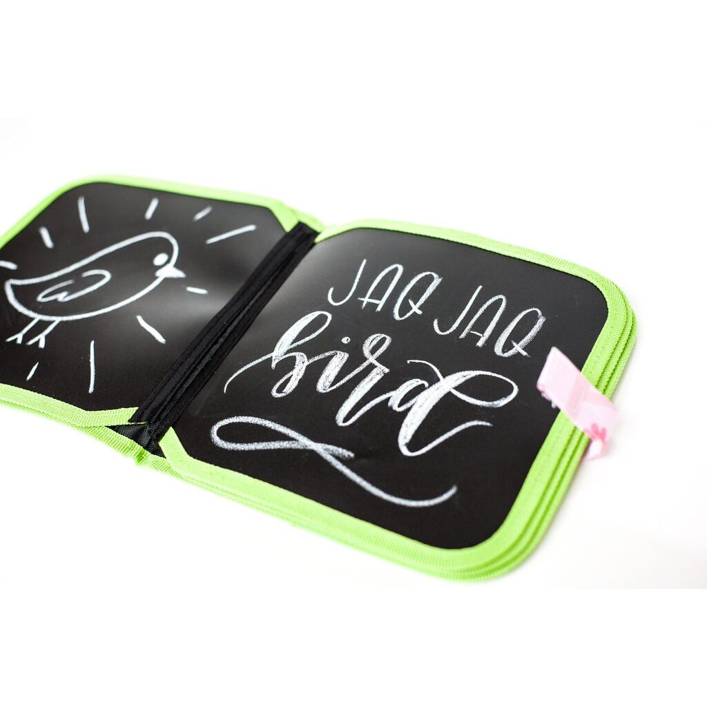 Jaq Jaq Bird: Animals chalkboard coloring book