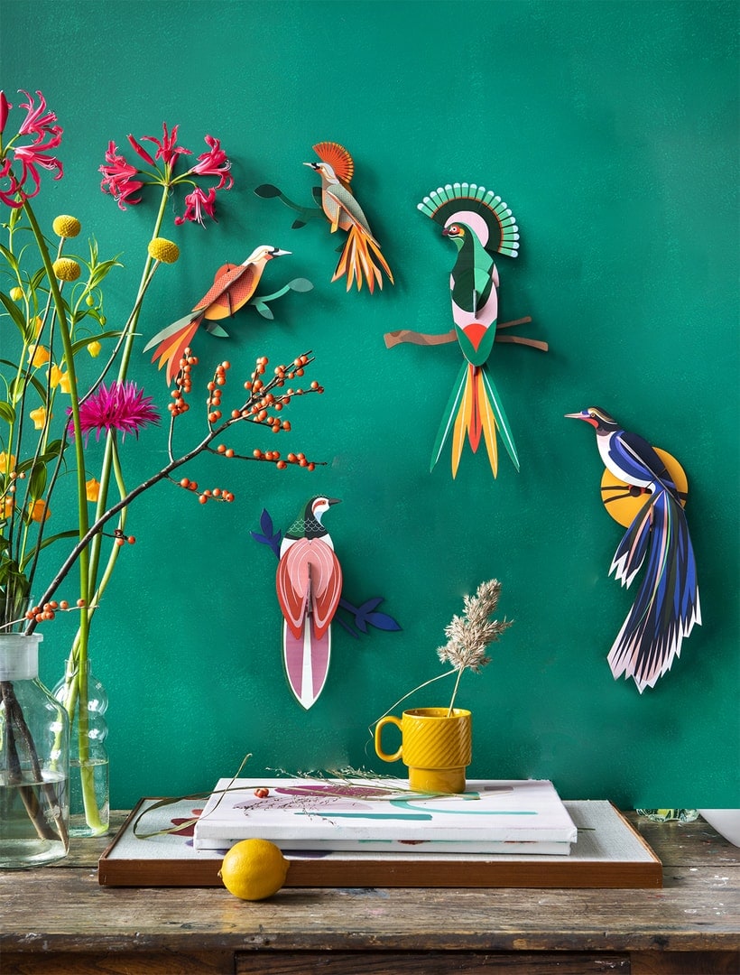 Studio ROOF Wall decoration, paradise bird -Rani 