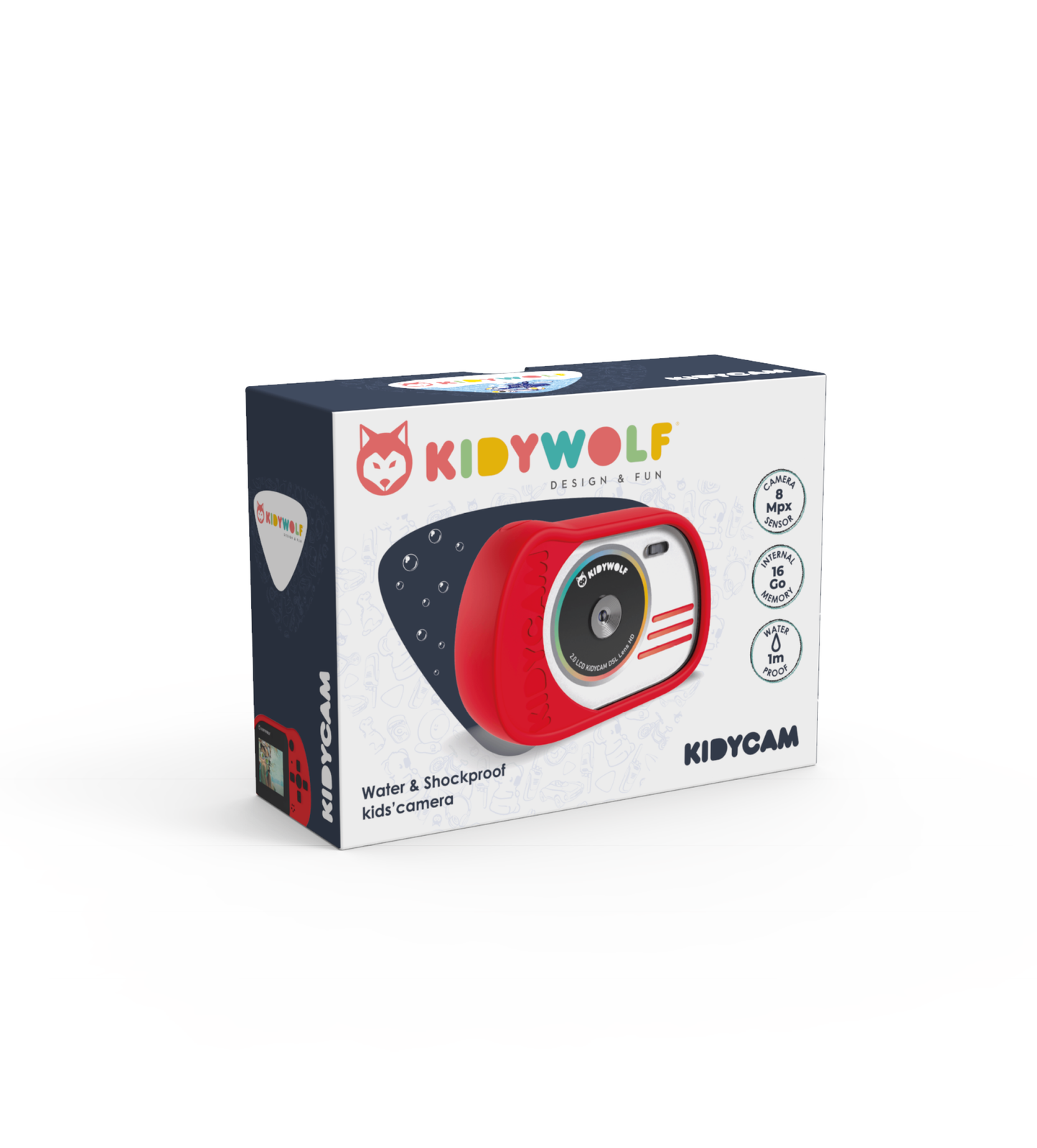 Kidywolf KIDYCAM Camera for kids - red