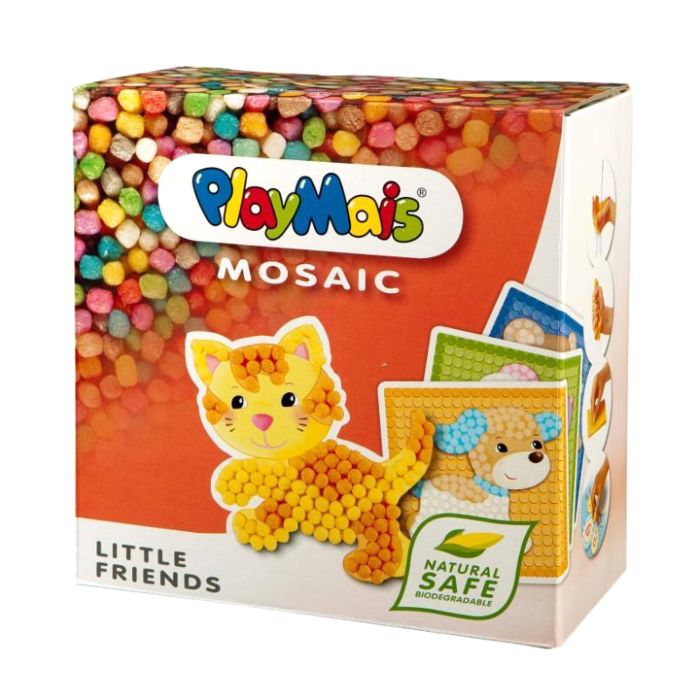 Playmais: Constructions with cards and sponges 6 pcs. Animals