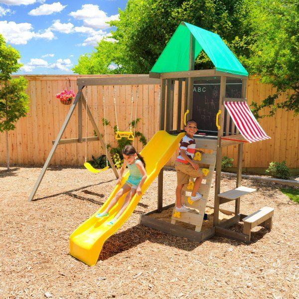 Newport Kidkraft Playset Wooden Outdoor Activity Tower